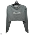 “Alphalete” Athletic Crop Top Long Sleeve Crewneck By Alphalete In Grey, Size: S