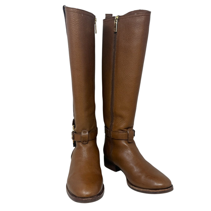 Amanda Riding Boots Designer By Tory Burch In Brown, Size: 7