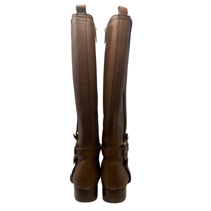 Amanda Riding Boots Designer By Tory Burch In Brown, Size: 7