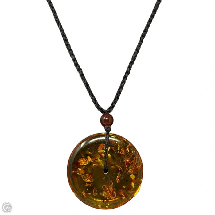 Amber Pendant Necklace