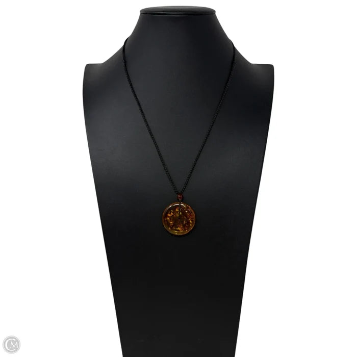 Amber Pendant Necklace