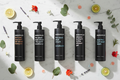 Anatomicals Complete Bath Set - Flat Lay with Scent Elements