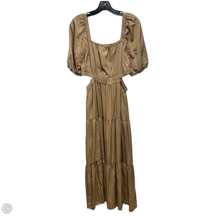Anaya Dress Casual Maxi By The Drop In Tan, Size: M