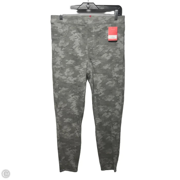Ankle Jean-Ish Legging Pants By Spanx In Camouflage Print, Size: L