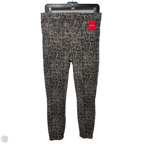 Ankle Jean-Ish Leggings Pants By Spanx In Snakeskin Print, Size: L