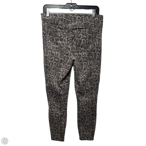 Ankle Jean-Ish Leggings Pants By Spanx In Snakeskin Print, Size: L