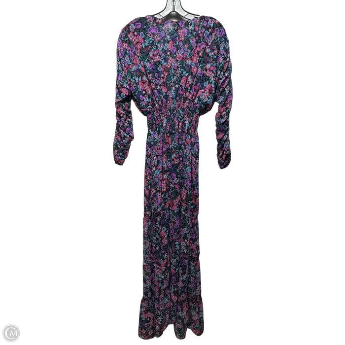 Anouska Dress Designer By Misa In Gemstone Floral Print, Size: S