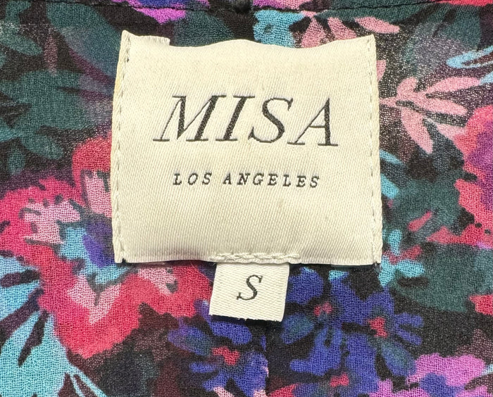 Anouska Dress Designer By Misa In Gemstone Floral Print, Size: S