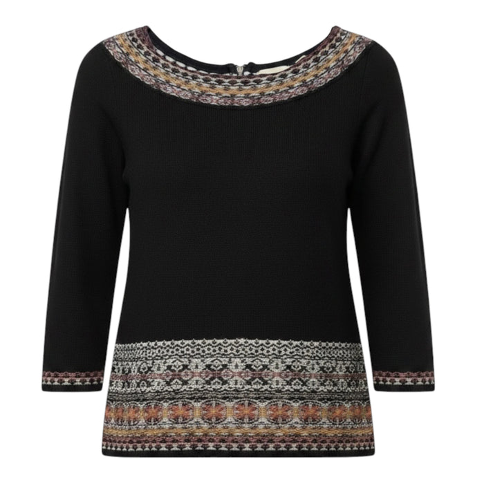Antiquarian Boat Neck Wool Mohair Blend Pullover Sweater By Sleeping On Snow X Anthropologie In Black & Purple, Size: XS