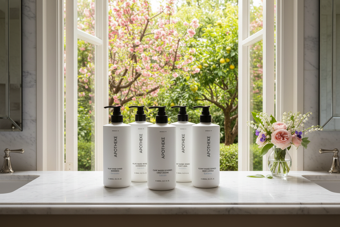 Apotheke Canvas Bathroom Vanity Scene
