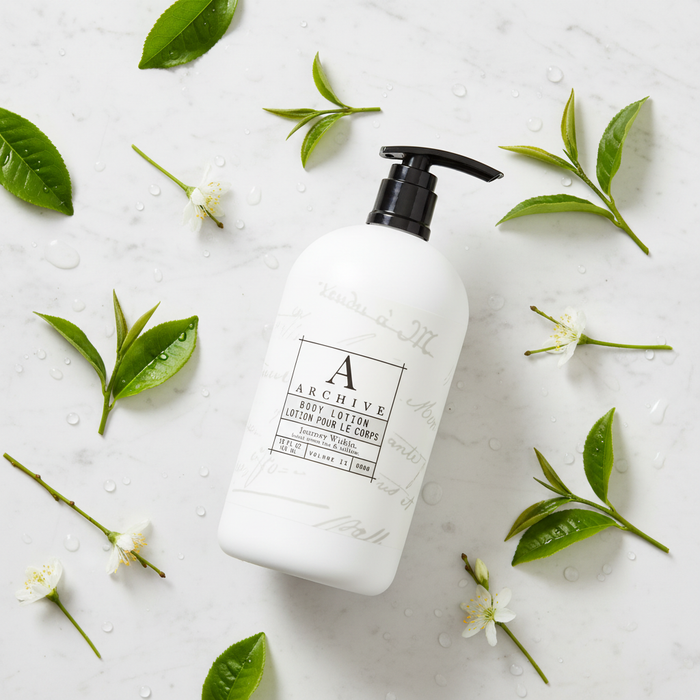 Archive Body Lotion Flat Lay
