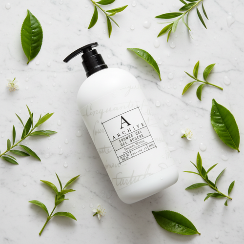 Archive Body Wash Flat Lay