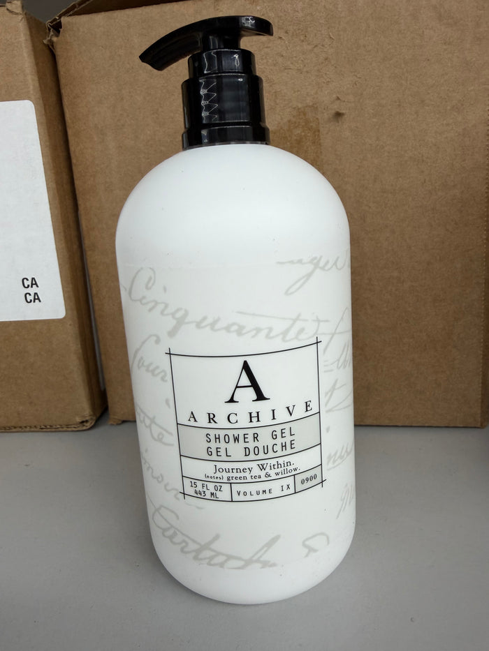 Archive Body Wash 15 oz – Luxury Hotel Shower Gel (Green Tea & Willow)