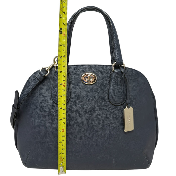 AS IS Prince Street Domed Satchel Designer By Coach, Size: Medium
