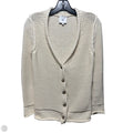AS IS Sweater Cardigan By Goop In Cream, Size: M