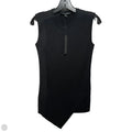 Asymmetrical Hem Top Sleeveless By Harve Bernard In Black, Size: S