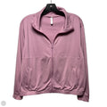 Athletic Jacket By Ebb & Flow In Mauve, Size: L