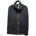 Athletic Jacket By Lululemon In Black, Size: 4