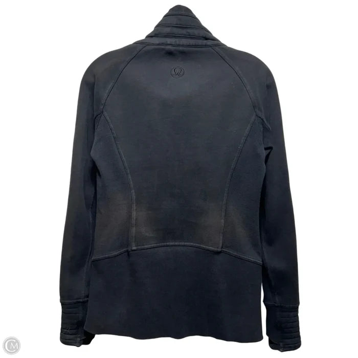 Athletic Jacket By Lululemon In Black, Size: 4