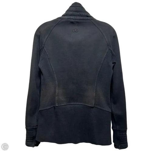 Athletic Jacket By Lululemon In Black, Size: 4