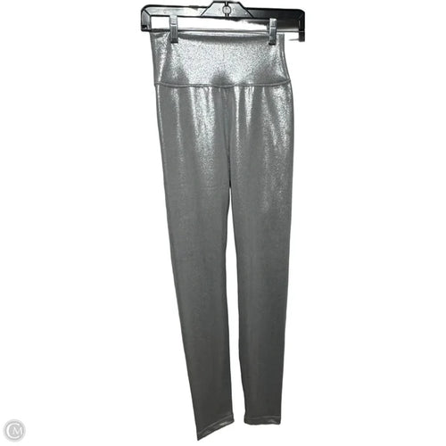 Athletic Leggings By Allfenix In Silver, Size: S