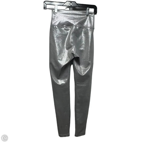 Athletic Leggings By Allfenix In Silver, Size: S