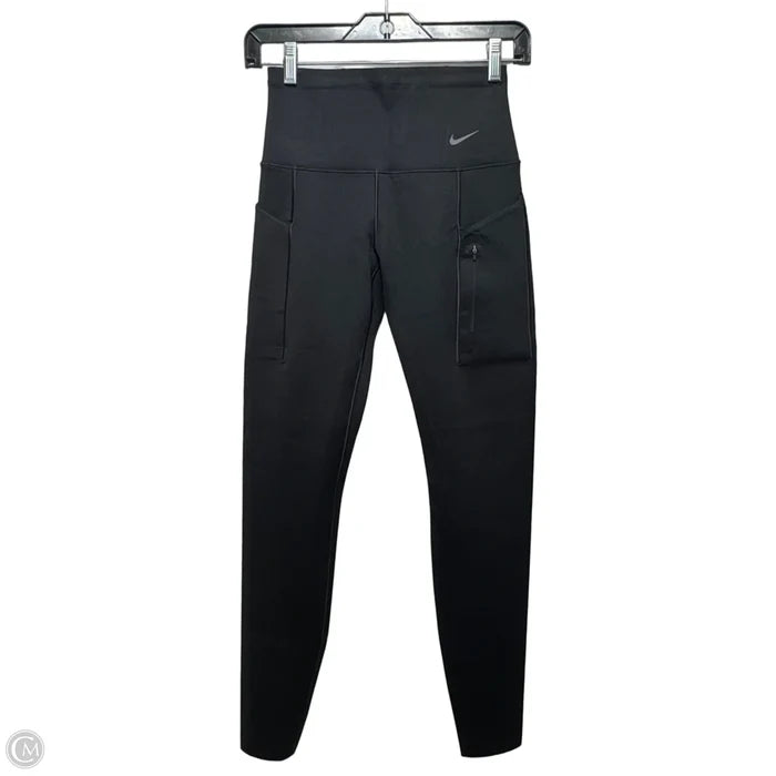 Athletic Leggings By Nike Apparel In Black, Size: S
