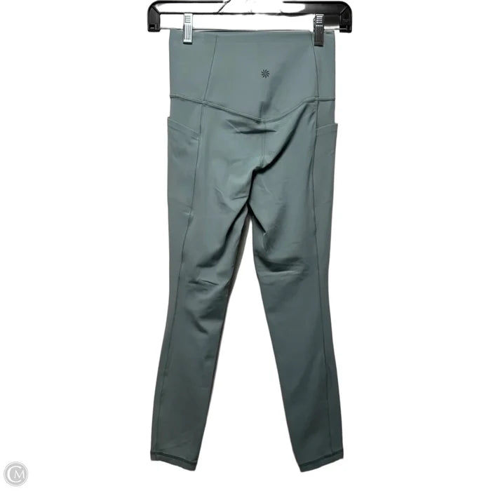 Athletic Leggings By Athleta In Teal, Size: Xs