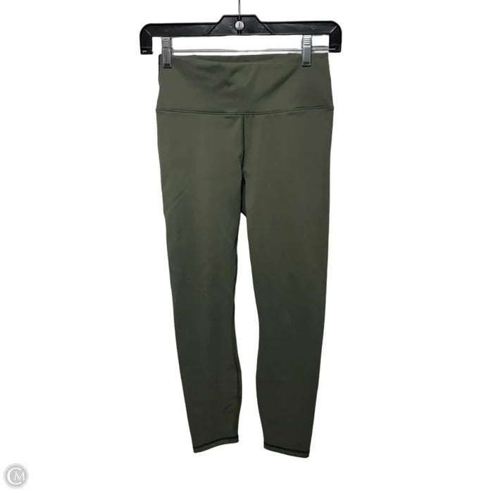 Athletic Leggings By Fabletics In Green, Size: S