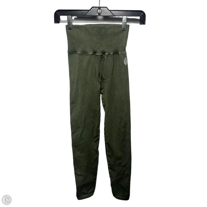 Athletic Leggings By Free People In Green, Size: Xs