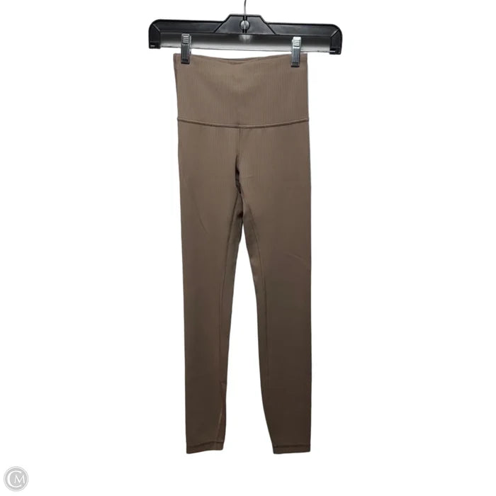 Athletic Leggings By Lululemon In Beige, Size: 0