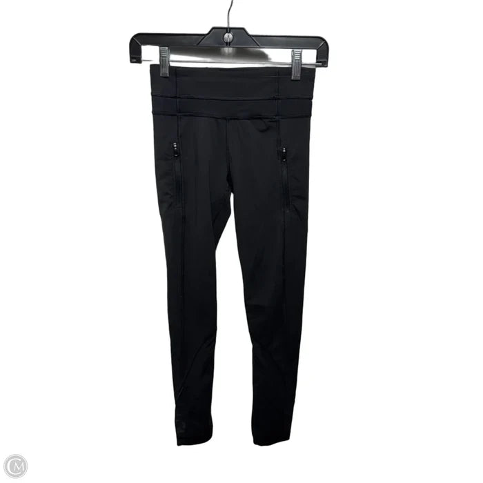 Athletic Leggings By Lululemon In Black, Size: 2