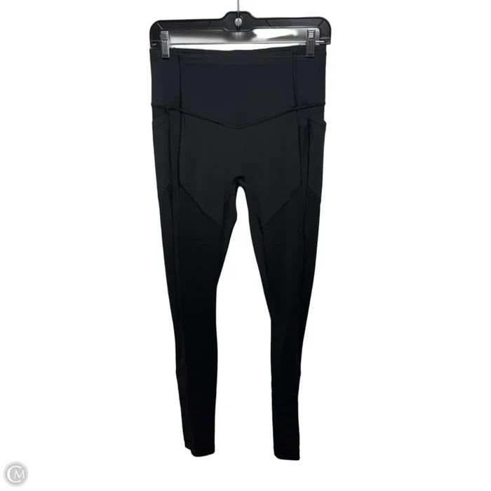 Athletic Leggings By Lululemon In Black, Size: 8