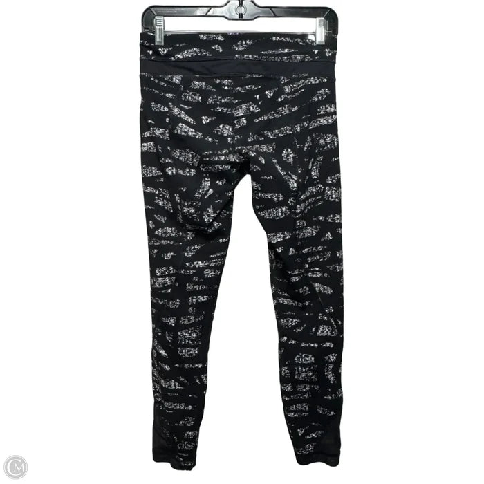 Athletic Leggings By Lululemon In Black & White, Size: 6