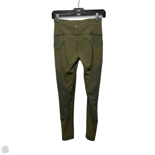 Athletic Leggings By Lululemon In Green, Size: 6