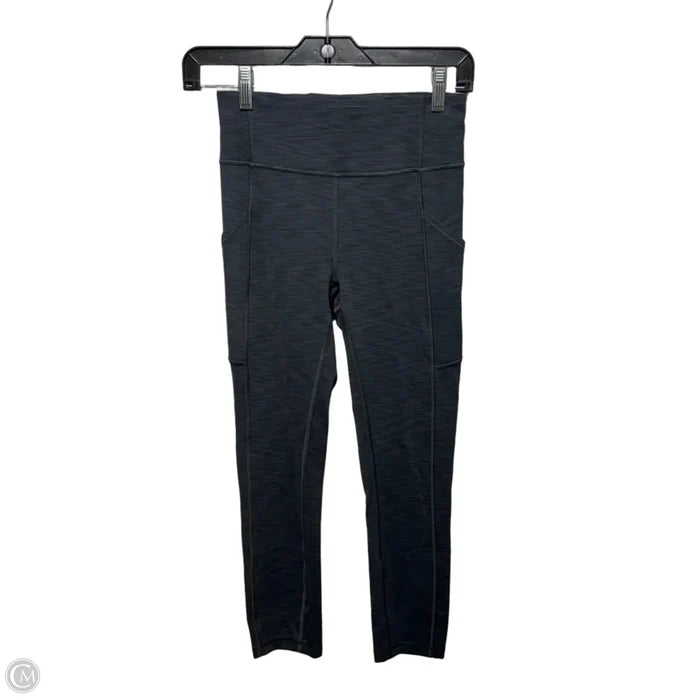 Athletic Leggings By Lululemon In Grey, Size: 4