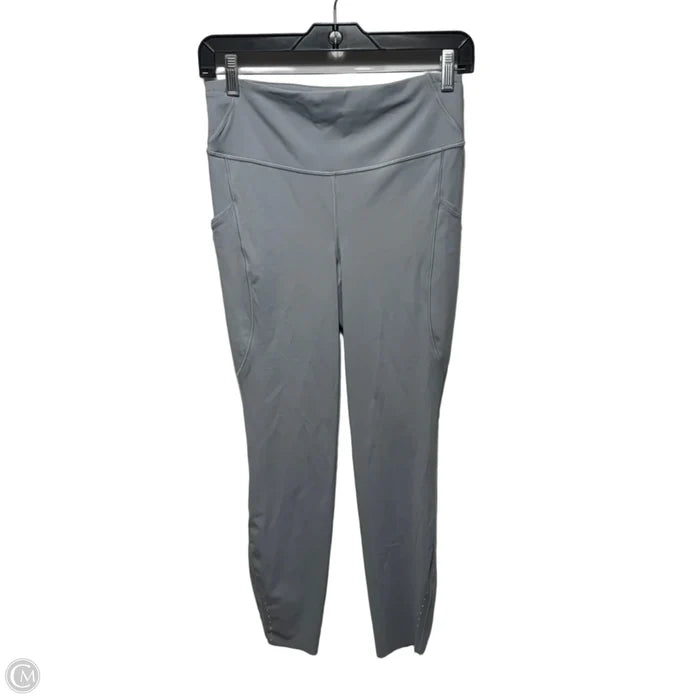Athletic Leggings By Lululemon In Grey, Size: 8