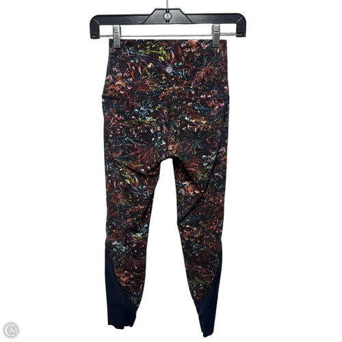 Athletic Leggings By Lululemon In Multi-colored, Size: 2