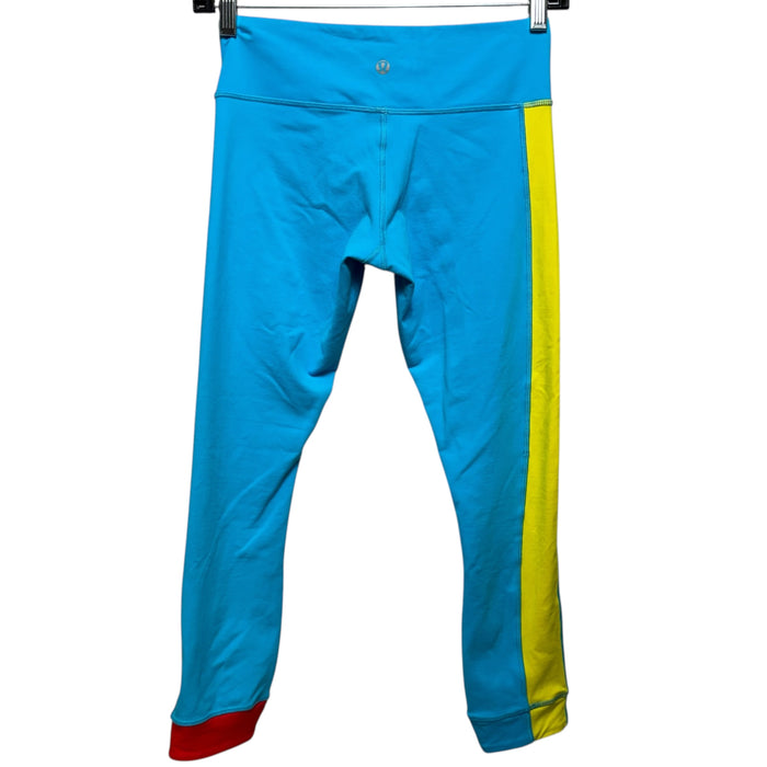 Athletic Leggings By Lululemon In Multi-colored, Size: 4