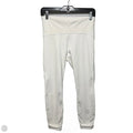 Athletic Leggings By Lululemon In White, Size: 8