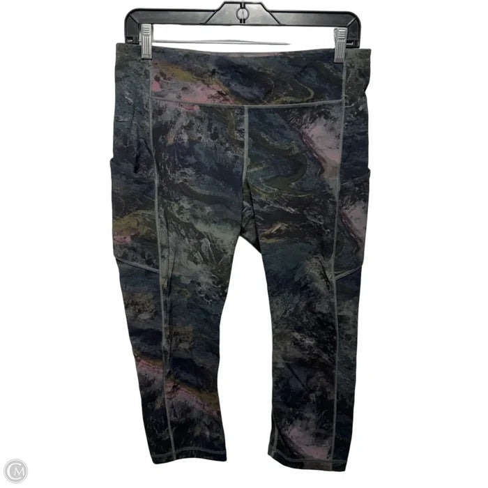 Athletic Leggings Capris By Lululemon In Multi-colored, Size: 10