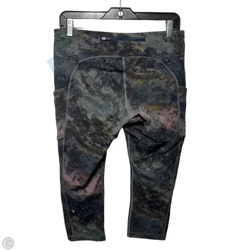 Athletic Leggings Capris By Lululemon In Multi-colored, Size: 10