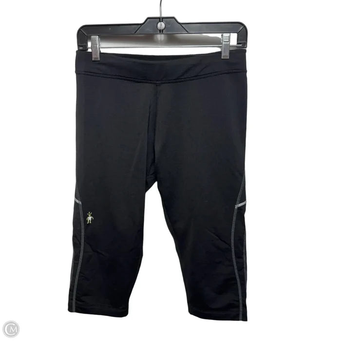 Athletic Leggings Capris Merino Blend By Smartwool In Black, Size: M