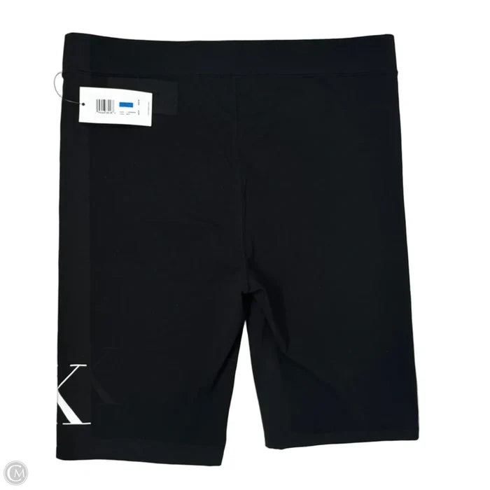 Athletic Shorts By Calvin Klein In Black, Size: Xl