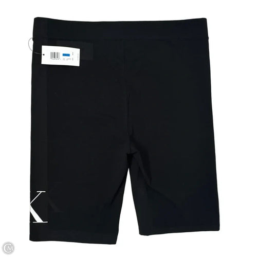 Athletic Shorts By Calvin Klein In Black, Size: Xl