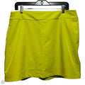 Athletic Skort By Greg Norman In Chartreuse, Size: L