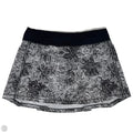 Athletic Skort By Lululemon In Black & White, Size: 8 Tall