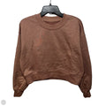 Athletic Sweatshirt Crewneck By Lululemon In Brown & Gold, Size: S ESTIMATED
