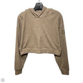 Athletic Sweatshirt Cropped Hoodie By Alo In Tan, Size: XS ESTIMATED