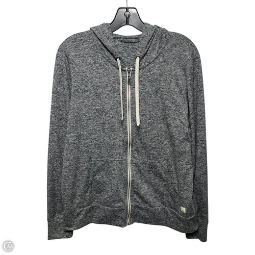 Athletic Sweatshirt Hoodie By Vuori In Grey, Size: L